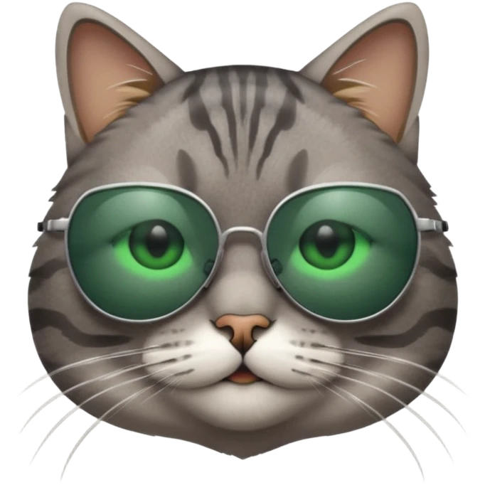 Cat wearing sunglasses emoji