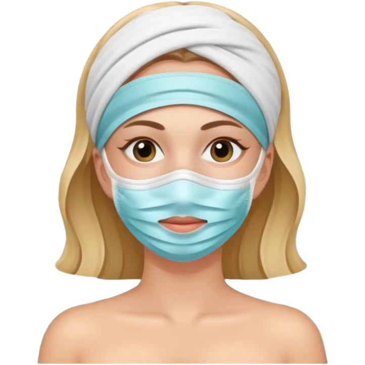 White girl at spa emoji