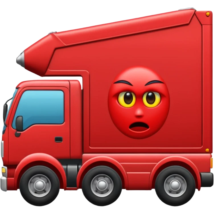 Un camion énervé emoji