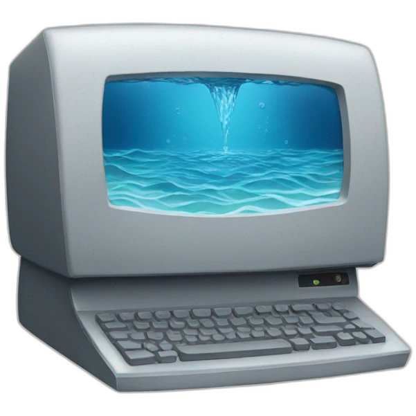 computer water emoji