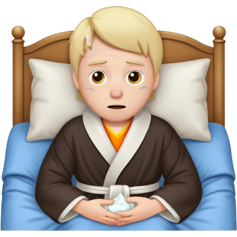 persona que se encuenta mal con gripe  emoji