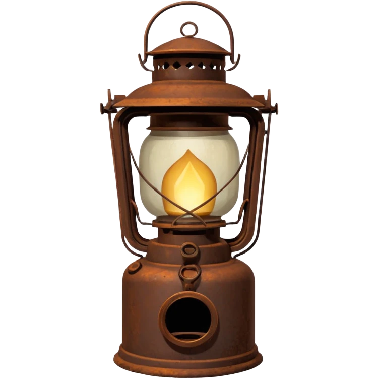 old lantern emoji