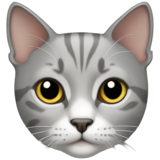 cat brithshorthair gris emoji