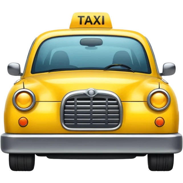 yellow taxi emoji