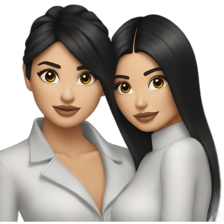 kendal jenner with kylie jenner emoji