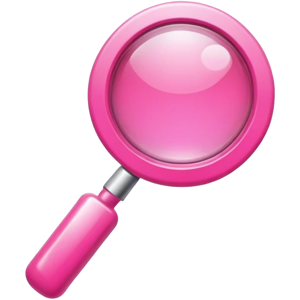 pink search icon emoji