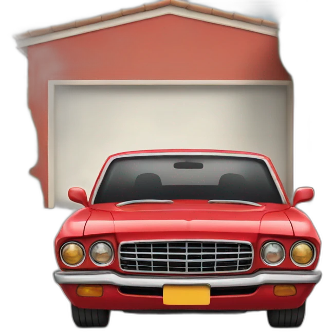 Red car emoji