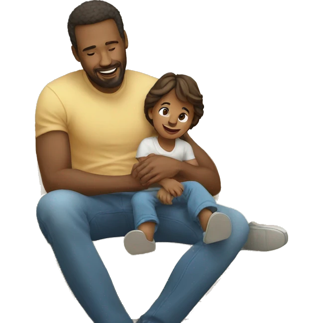 Mothe father and kid white emoji