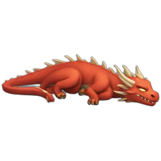 Dragon class sleeping emoji