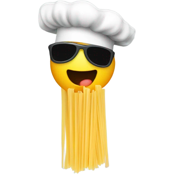 Balls cooking pasta emoji