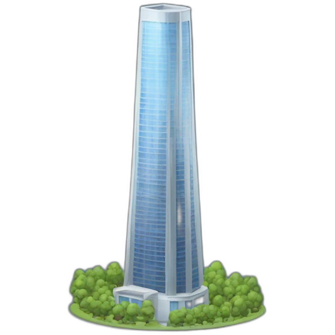 world strate center tower emoji