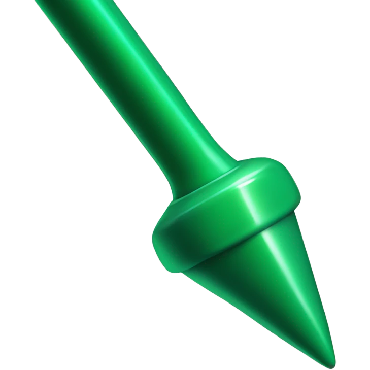 green pin emoji