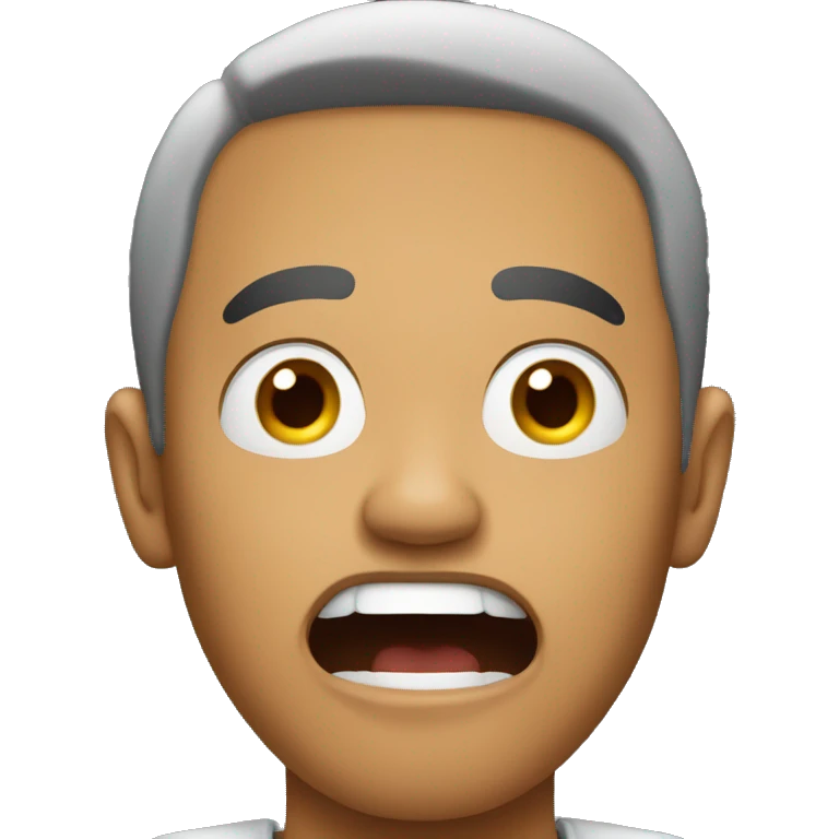 Filipino guy shocked  emoji