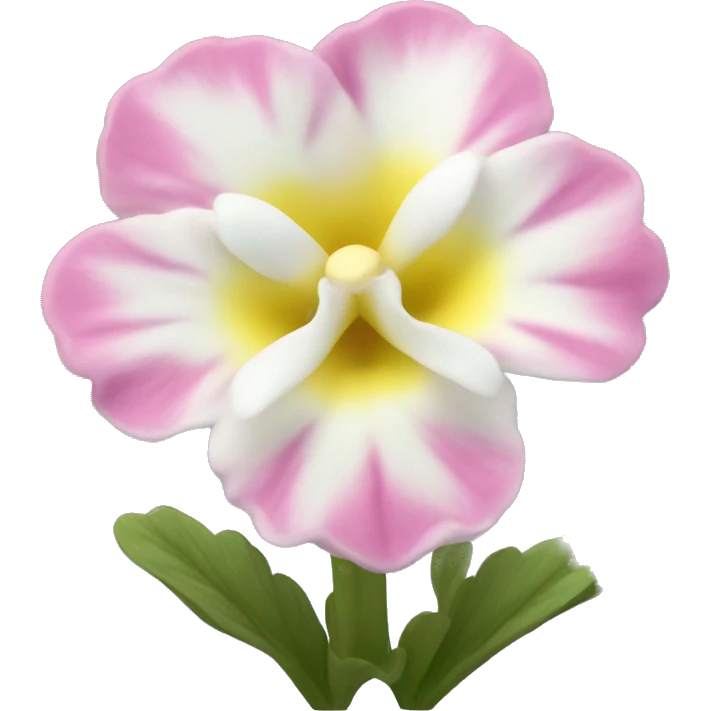 Pink and white primrose flower  emoji
