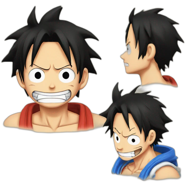 luffy one piece emoji