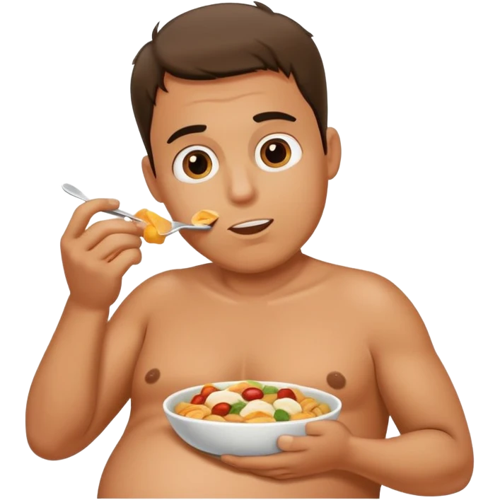 Pregnant man that just ate their favorite food while on crack emoji
