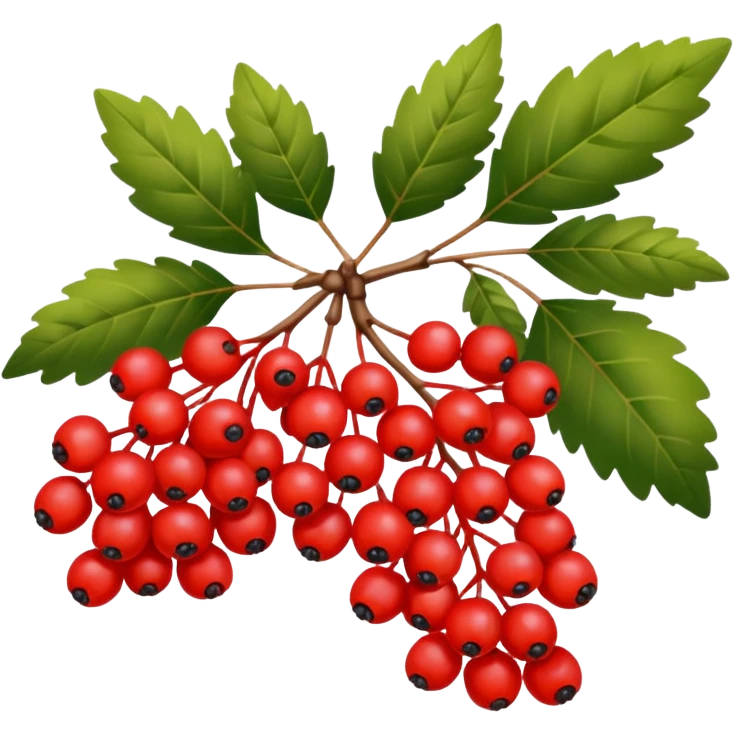 rowan/mountain ash berries emoji