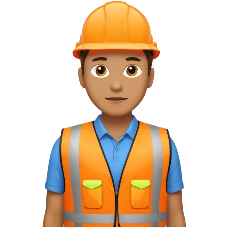 person walking wearing a high-viz vest emoji