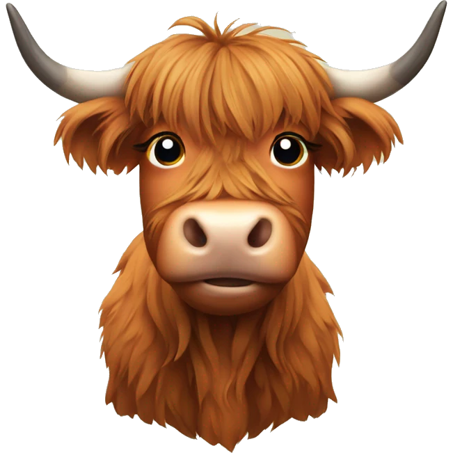 Highland cow emoji