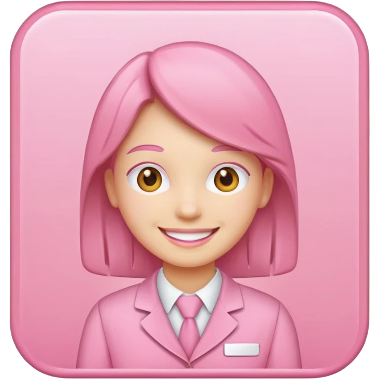 pink employee icon emoji