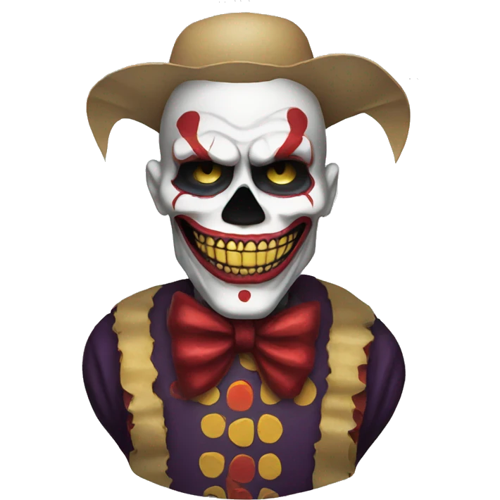 Calavera payaso emoji