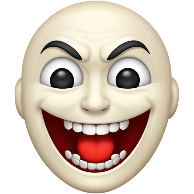 Evil laughter emoji