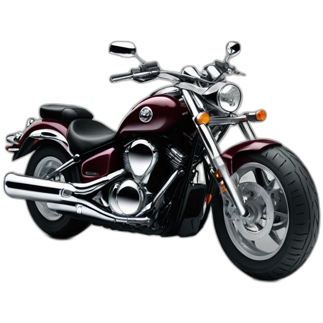 Yamaha xvs 1100 Dragstar bordeaux emoji