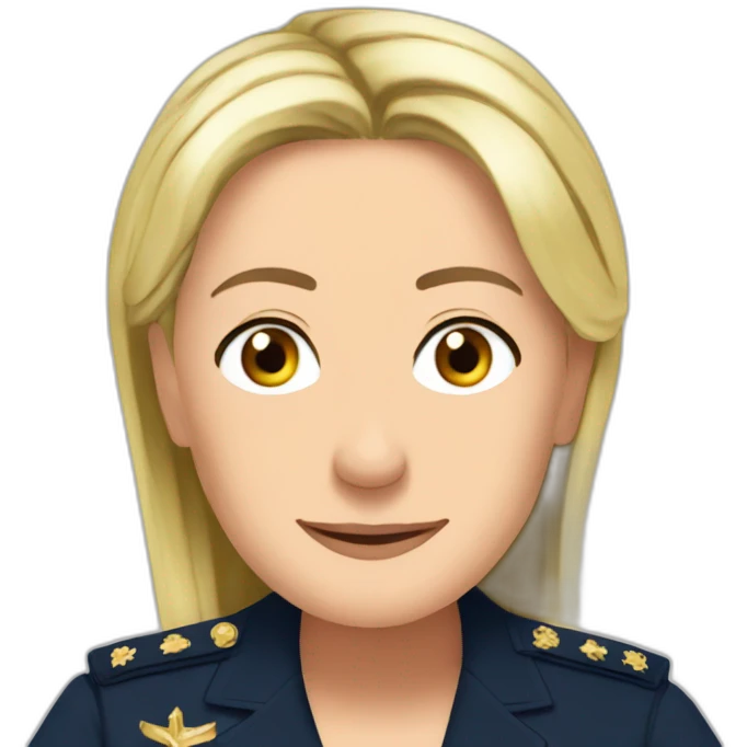 Marine le pen who love Arabic  emoji