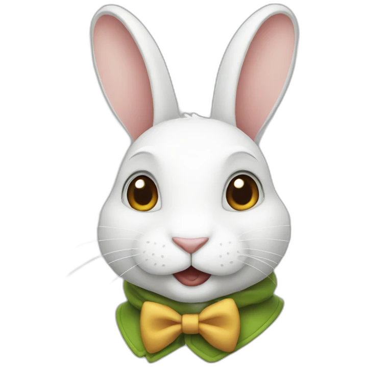 white rabbit emoji