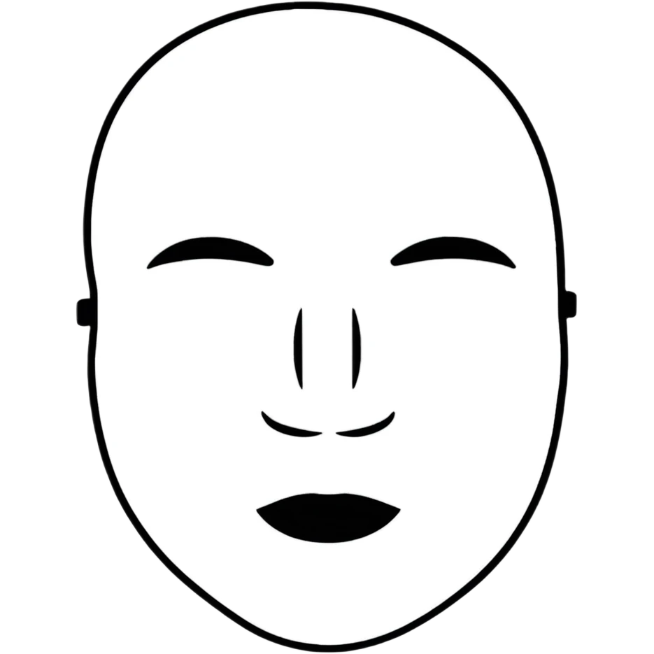 face sheet mask emoji