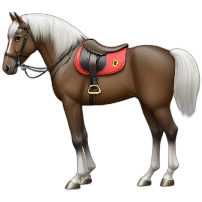 ferrari cheval cabré emoji