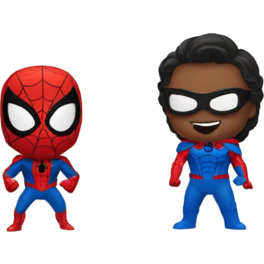 Spider-man vs arley queen emoji
