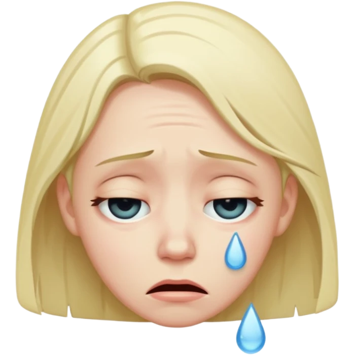 Create ecmoji so sad like that 🫩 homan emoji