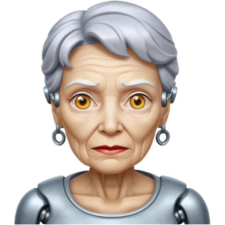 cyborg grandma emoji