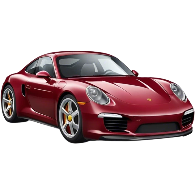 Wine red porsche emoji