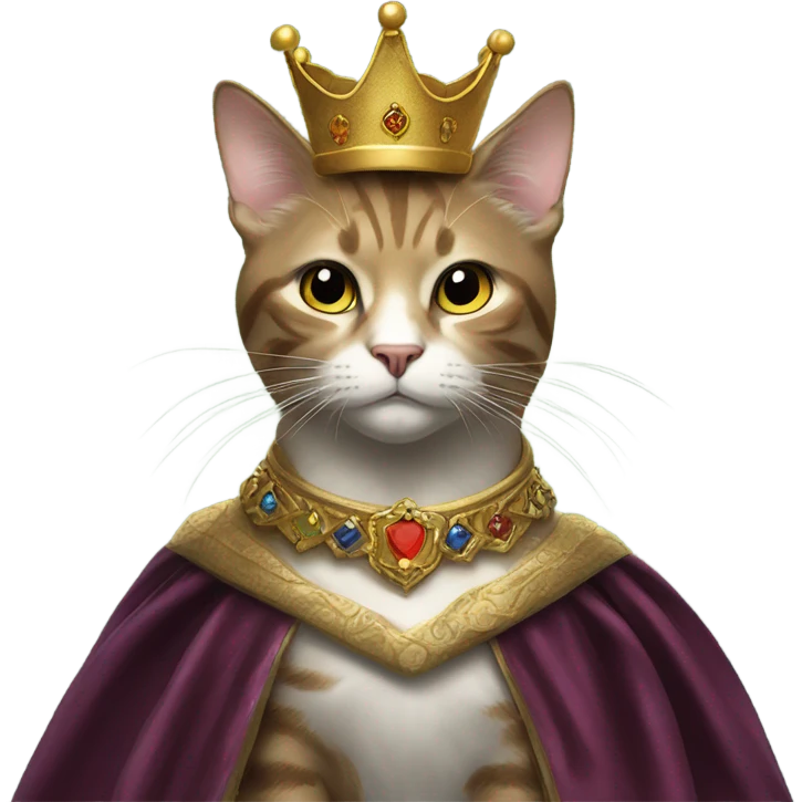Royal cat emoji