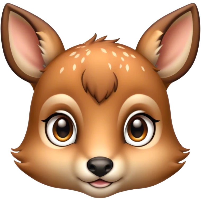 fawn with big brown eyes emoji