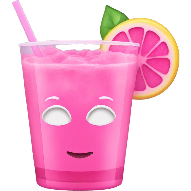 pink drink emoji