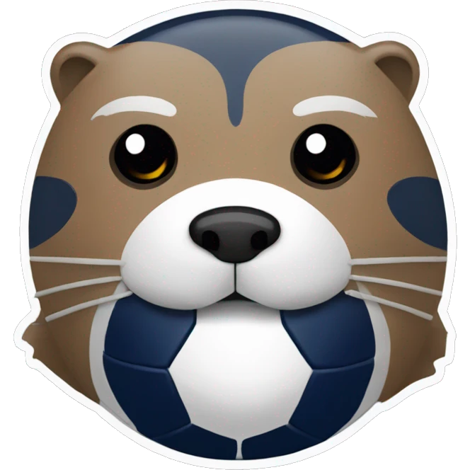 loutre avec un maillot du psg emoji
