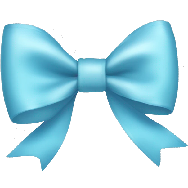 Light blue bow emoji