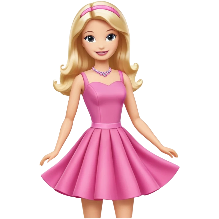 Full bodied Barbie doll emoji
