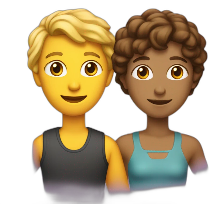 Cœur brisé avec les deux personnes emoji