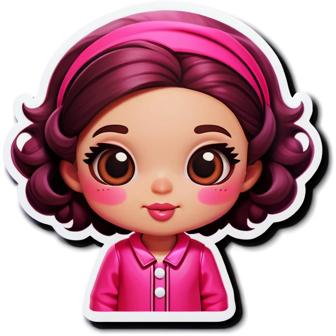 Pretty pink wmoji emoji