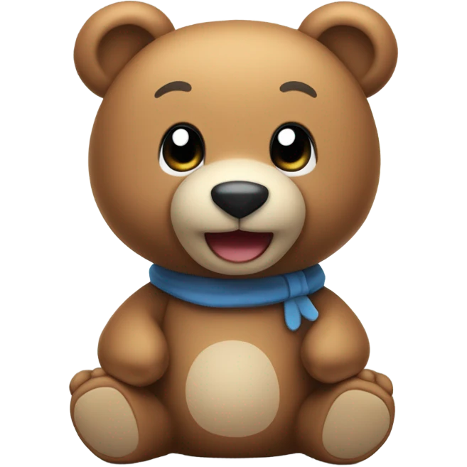 Teddy bear toy emoji
