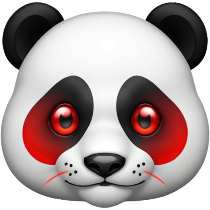 panda with laser eyes emoji