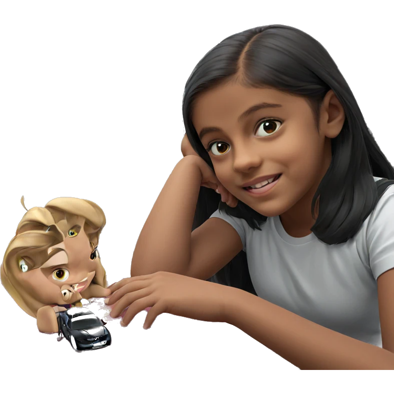 girl in black shirt vehicle emoji