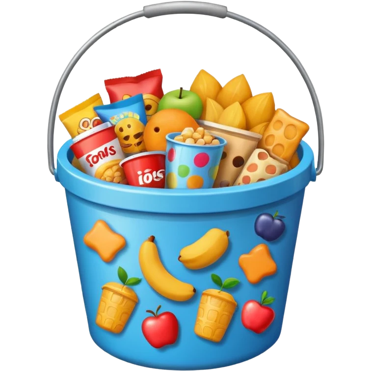 snacks bucket emoji
