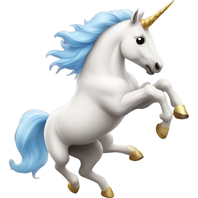 Unicorn jumping  emoji