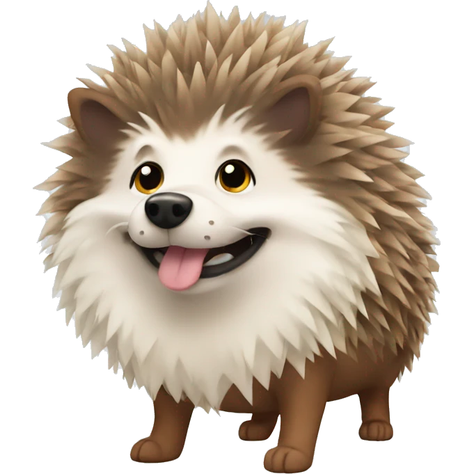 Hedgehog dog  emoji