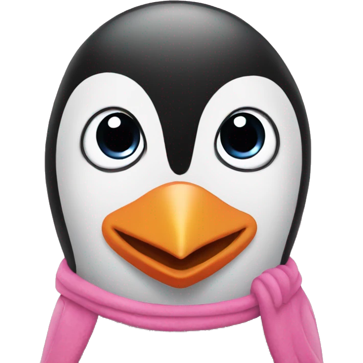 pink penguin emoji
